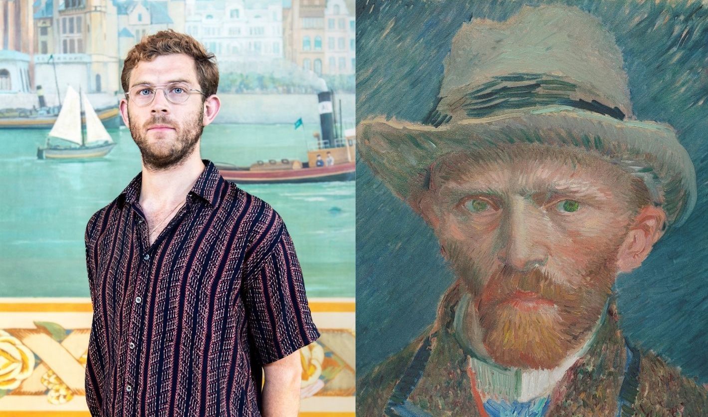 Daan de Jager Zelfportret Vincent van Gogh 1887 kopie
