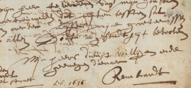 Hoe klonk de taal van Rembrandt 1597x609